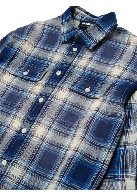 Camicia a quadri DSQUARED2 JUNIOR | DQ3226 D0AG2DQ875